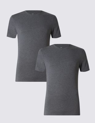 2 Pack Heatgen&trade; Thermal Short Sleeve Vests
